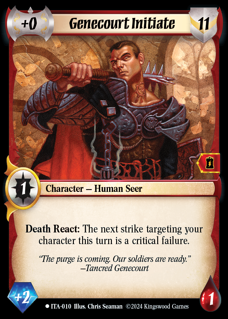 Genecourt Initiate - ITA 010 - Warlord: Saga of the Storm - Into the Accordlands