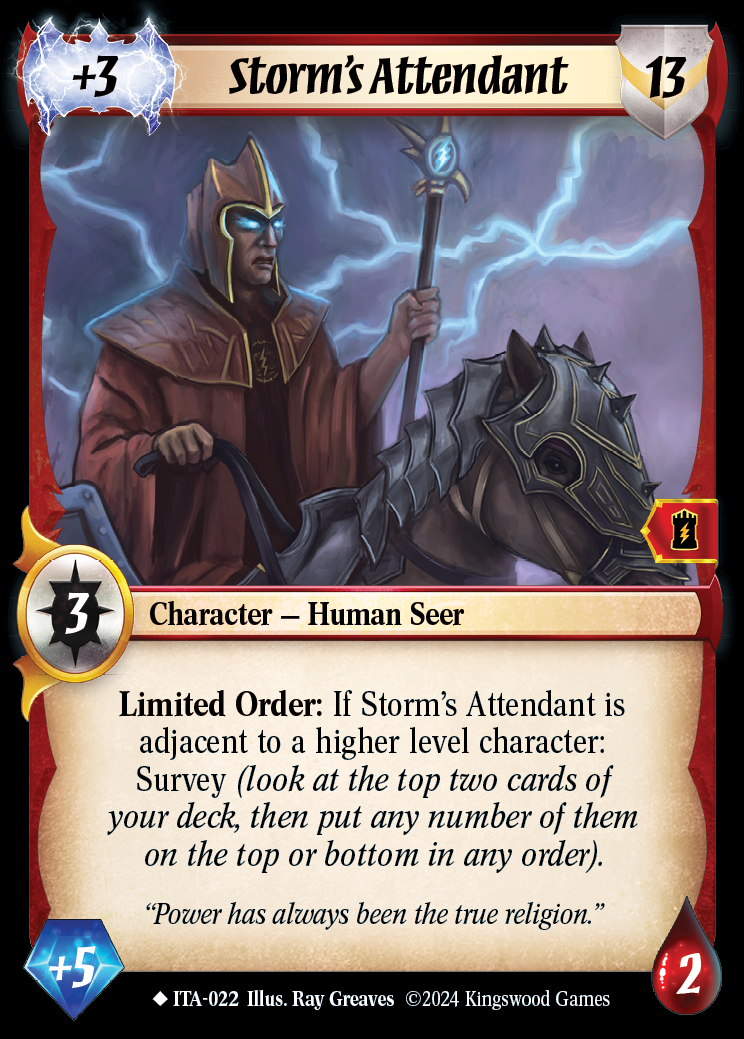 Storm's Attendant - ITA 022 - Warlord: Saga of the Storm - Into the Accordlands