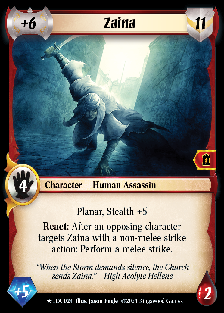 Zaina - ITA 024 - Warlord: Saga of the Storm - Into the Accordlands