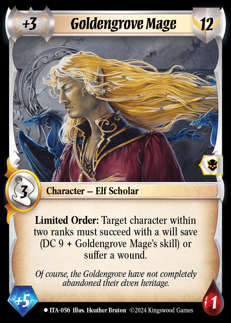 Goldengrove Mage - ITA 056 - Warlord: Saga of the Storm - Into the Accordlands