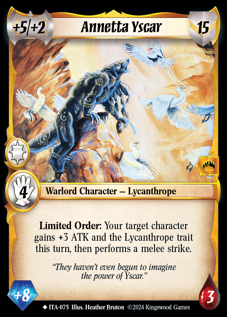 Annetta Yscar - ITA 075 - Warlord: Saga of the Storm - Into the Accordlands