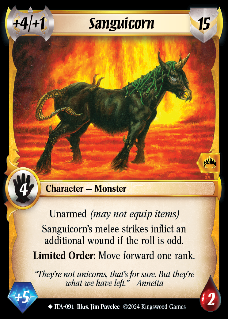Sanguicorn - ITA 091 - Warlord: Saga of the Storm - Into the Accordlands