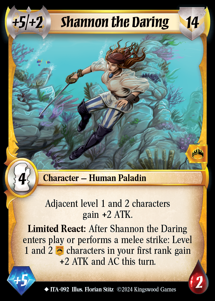 Shannon the Daring - ITA 092 - Warlord: Saga of the Storm - Into the Accordlands