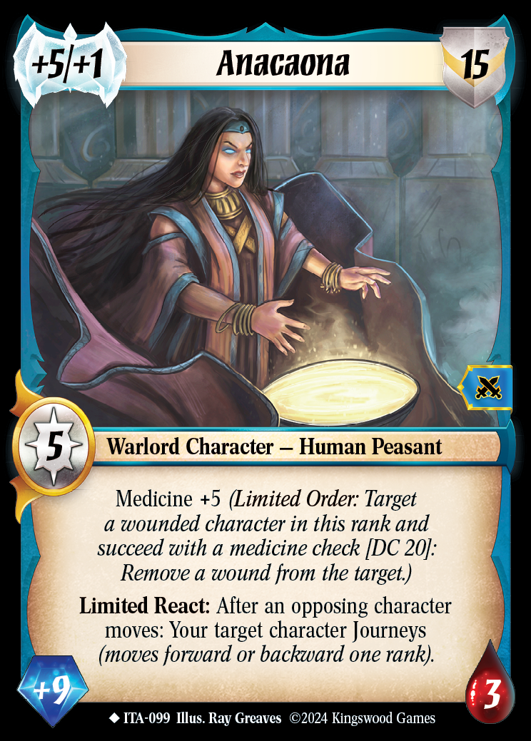 Anacaona - ITA 099 - Warlord: Saga of the Storm - Into the Accordlands