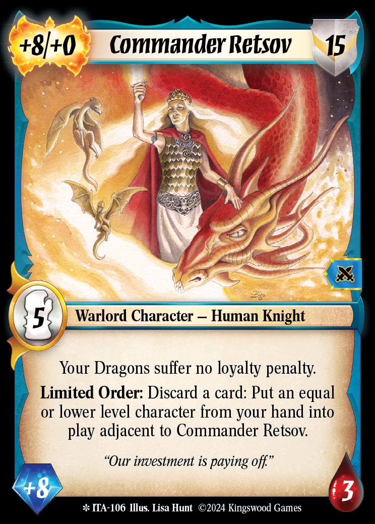 Commander Retsov - ITA 106 - Warlord: Saga of the Storm - Into the Accordlands