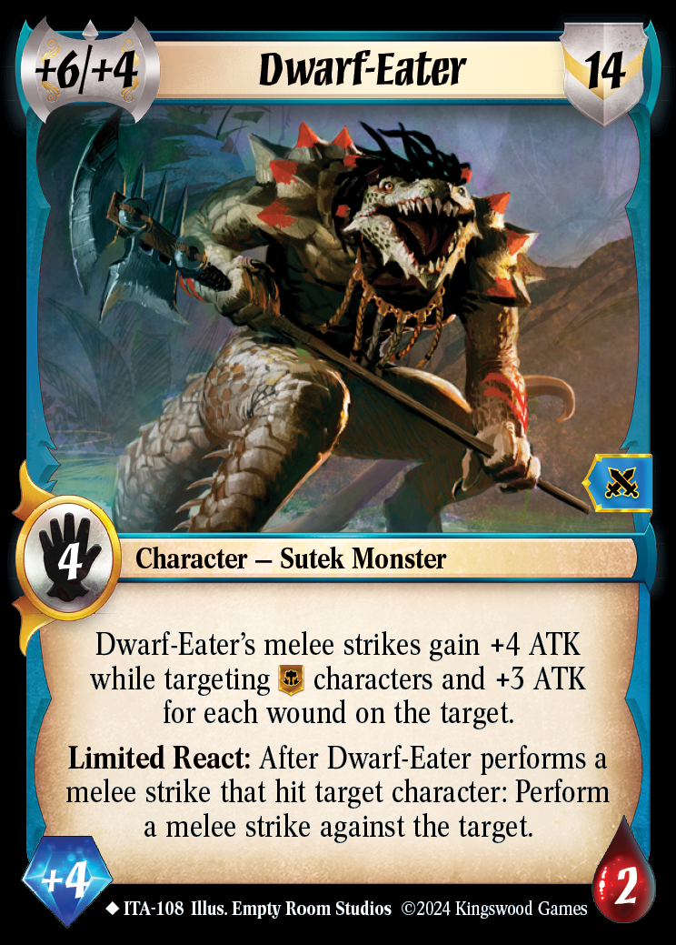 Dwarf-Eater - ITA 108 - Warlord: Saga of the Storm - Into the Accordlands