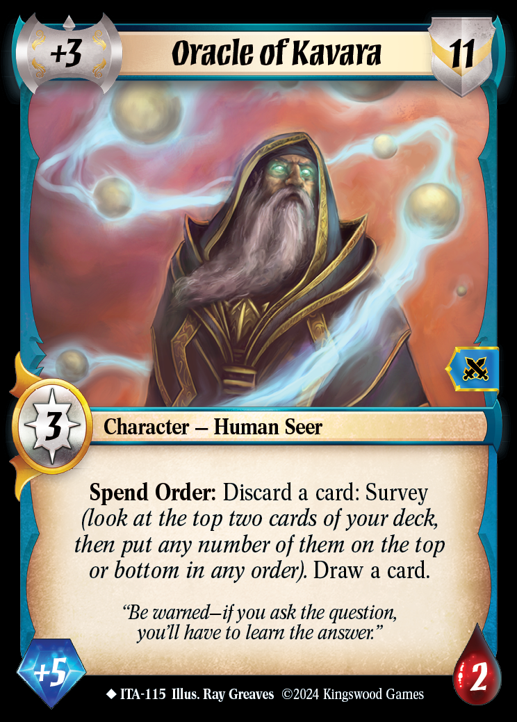 Oracle of Kavara - ITA 115 - Warlord: Saga of the Storm - Into the Accordlands