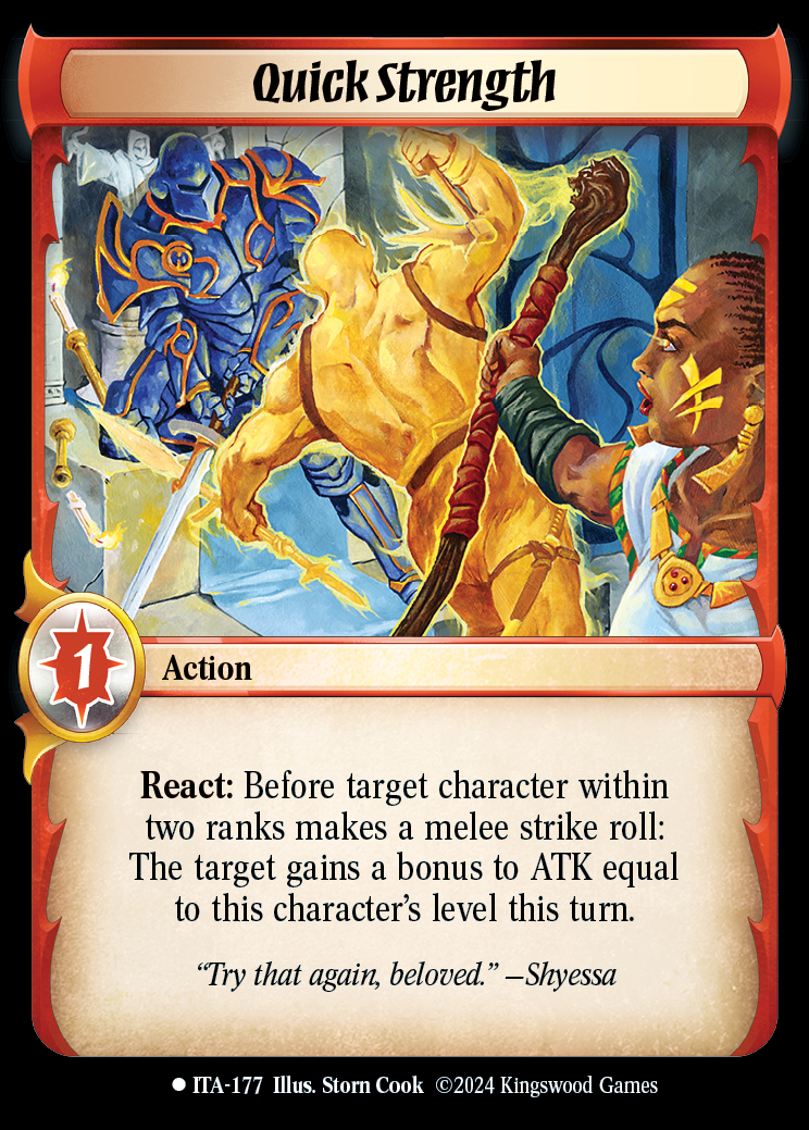 Quick Strength - ITA 177 - Warlord: Saga of the Storm - Into the Accordlands