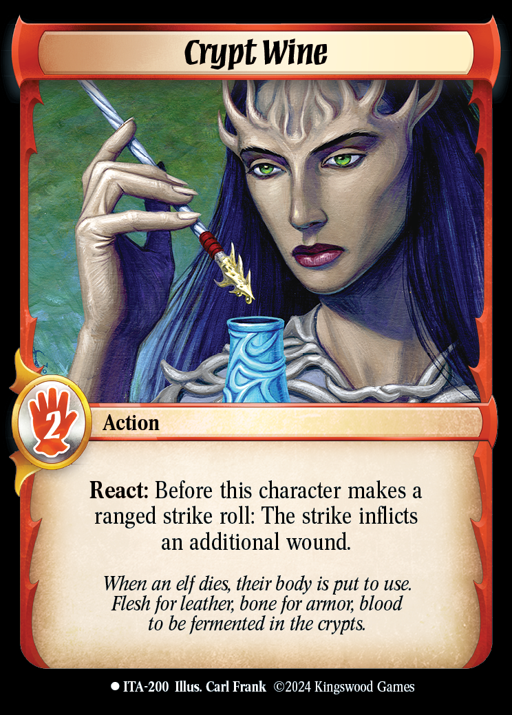 Crypt Wine - ITA 200 - Warlord: Saga of the Storm - Into the Accordlands