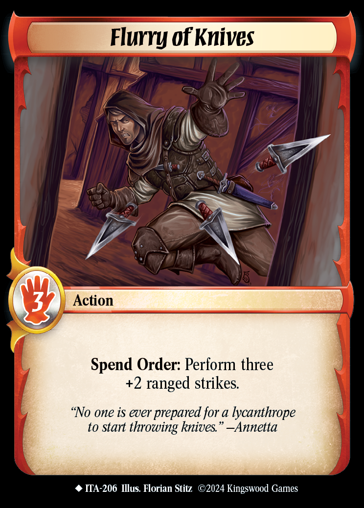 Flurry of Knives - ITA 206 - Warlord: Saga of the Storm - Into the Accordlands