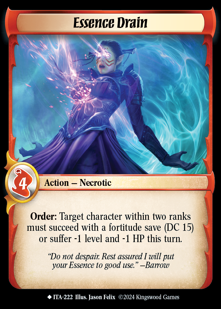 Essence Drain - ITA 222 - Warlord: Saga of the Storm - Into the Accordlands