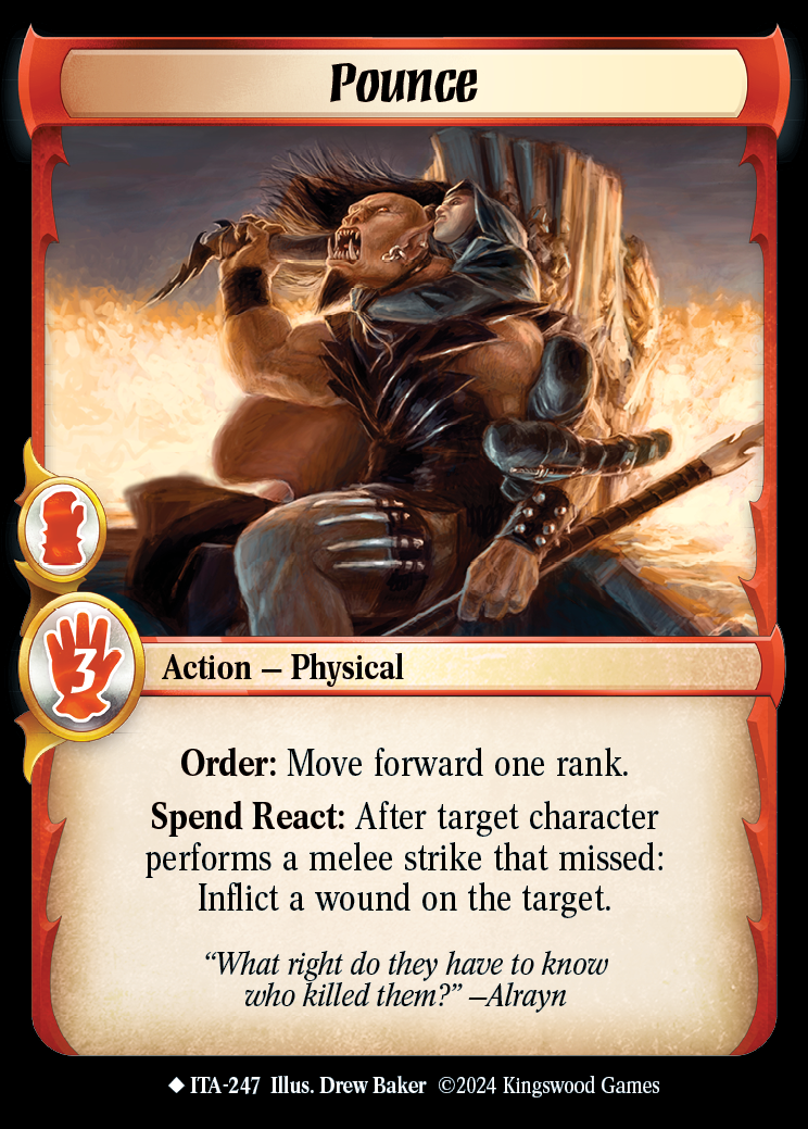 Pounce - ITA 247 - Warlord: Saga of the Storm - Into the Accordlands