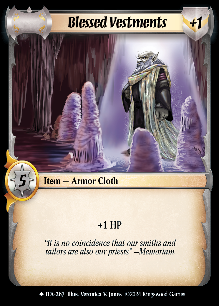 Blessed Vestments - ITA 267 - Warlord: Saga of the Storm - Into the Accordlands