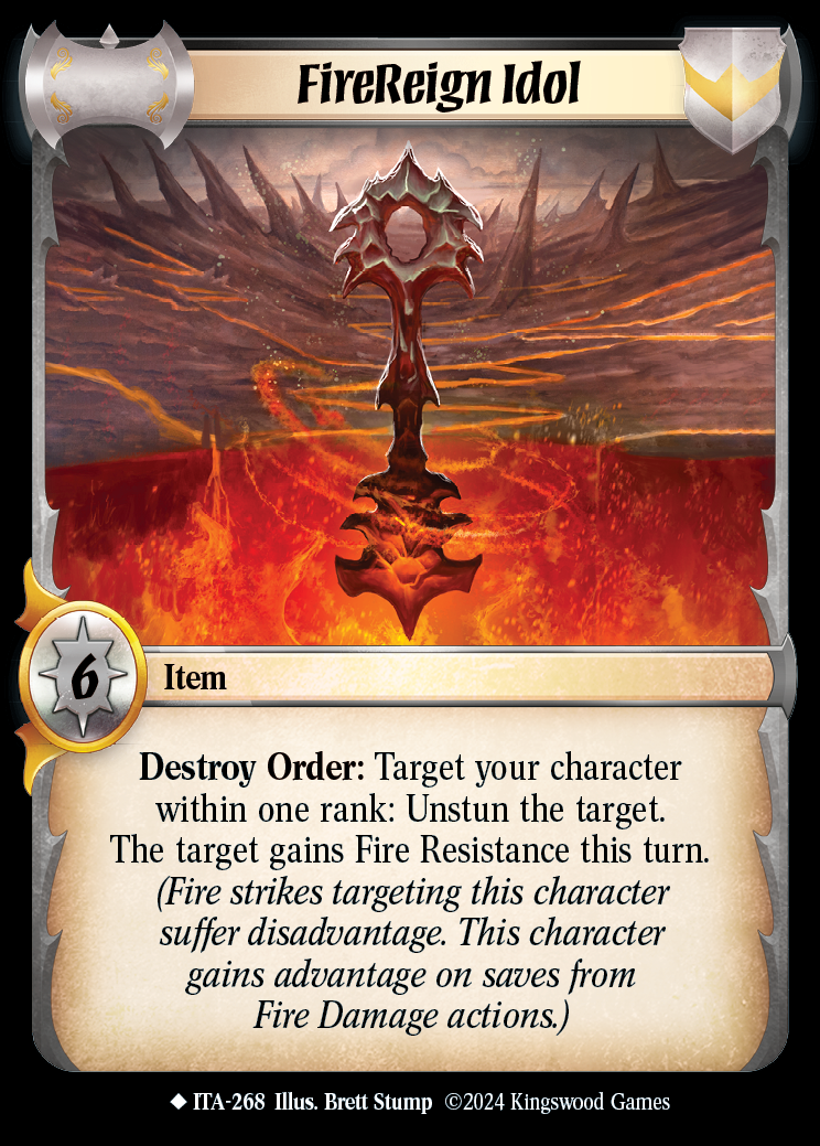 FireReign Idol - ITA 268 - Warlord: Saga of the Storm - Into the Accordlands