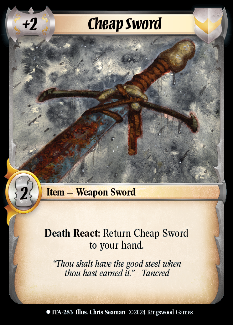 Cheap Sword - ITA 283 - Warlord: Saga of the Storm - Into the Accordlands