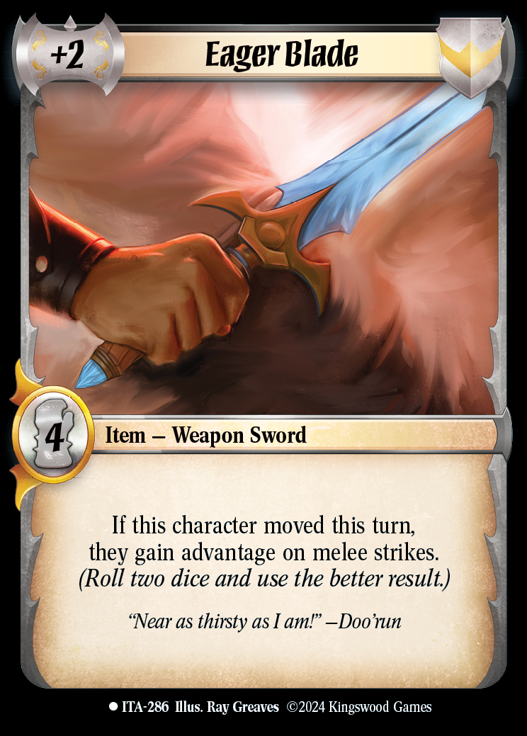 Eager Blade - ITA 286 - Warlord: Saga of the Storm - Into the Accordlands