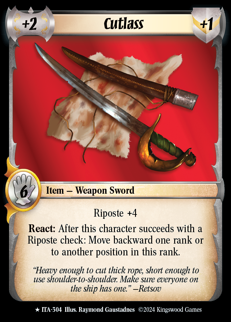 Cutlass - ITA 304 - Warlord: Saga of the Storm - Into the Accordlands