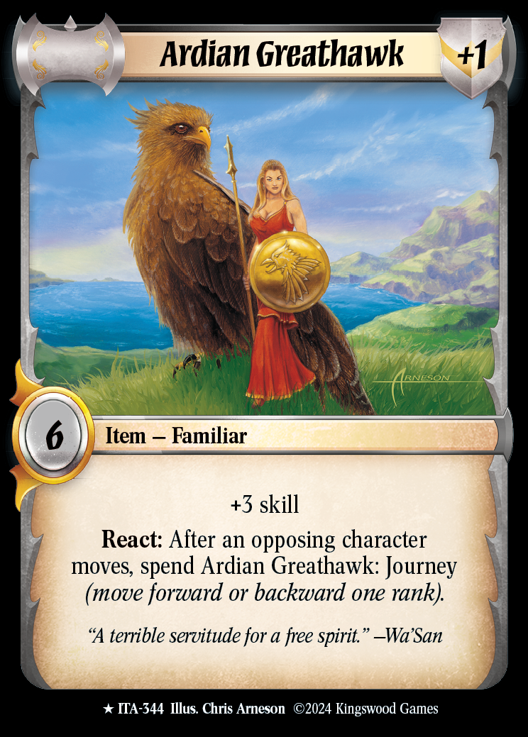 Ardian Greathawk - ITA 344 - Warlord: Saga of the Storm - Into the Accordlands