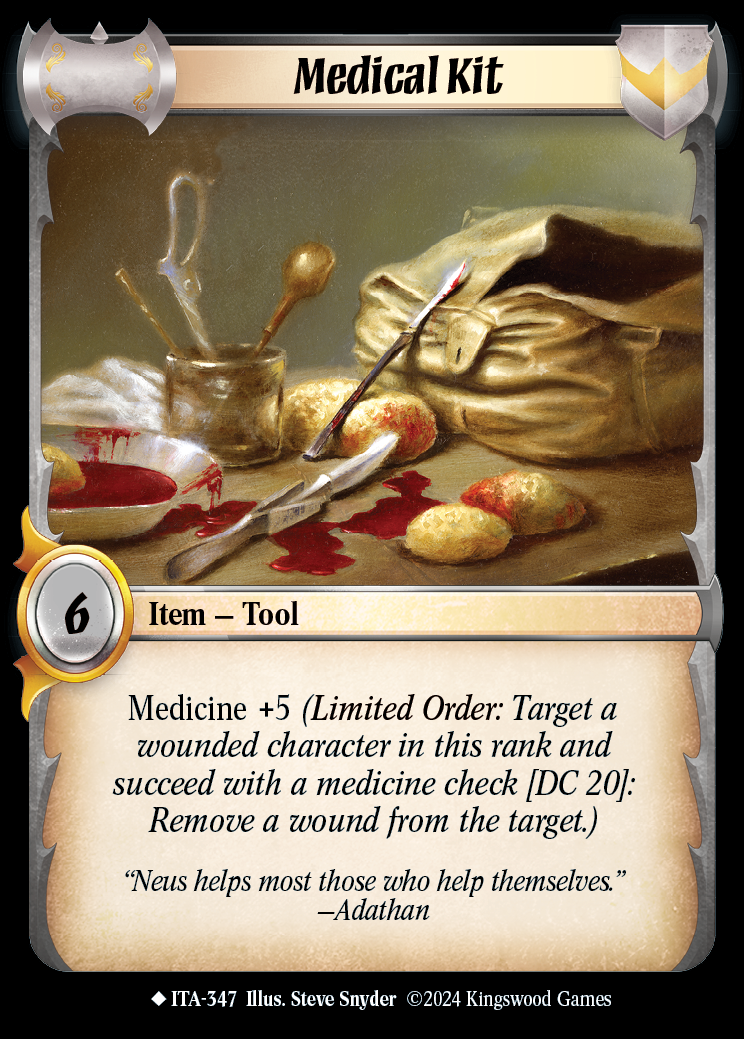 Medical Kit - ITA 347 - Warlord: Saga of the Storm - Into the Accordlands