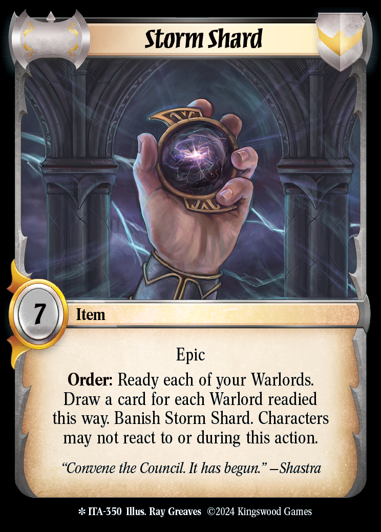 Storm Shard - ITA 350 - Warlord: Saga of the Storm - Into the Accordlands