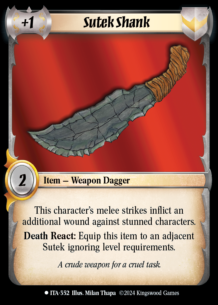 Sutek Shank - ITA 352 - Warlord: Saga of the Storm - Into the Accordlands