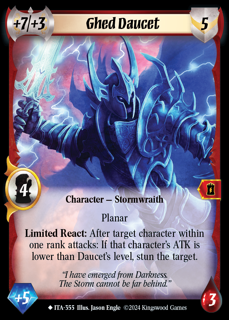 Ghed Daucet (Extended Art) - ITA 355 - Warlord: Saga of the Storm - Into the Accordlands