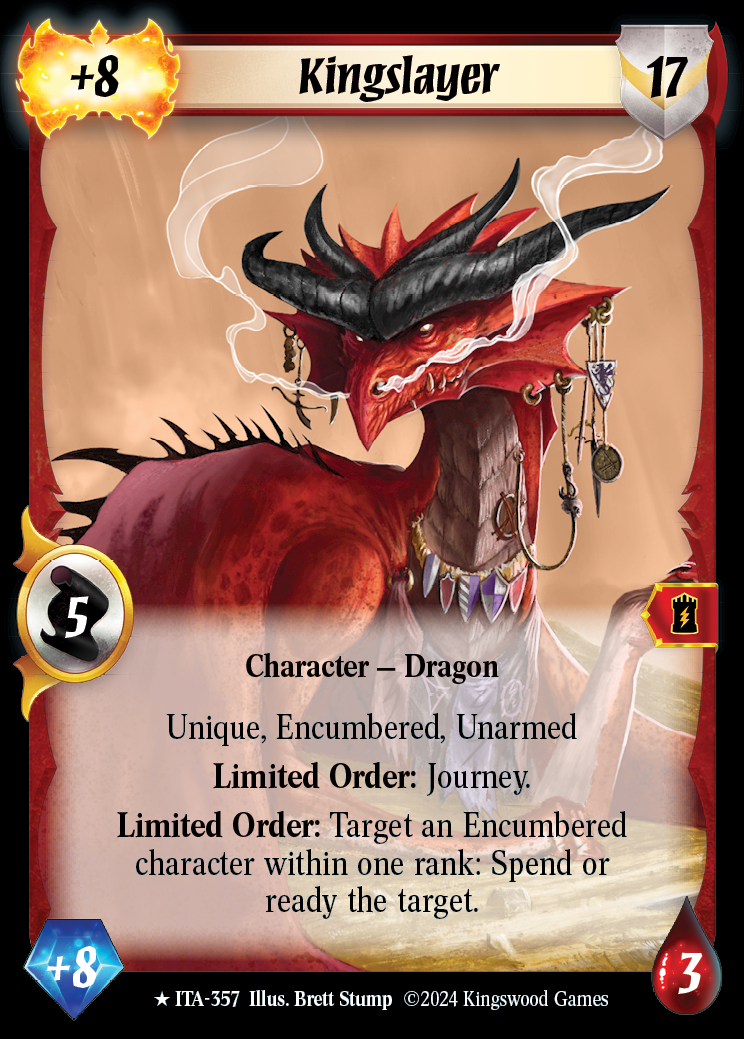 Kingslayer (Extended Art) - ITA 357 - Warlord: Saga of the Storm - Into the Accordlands