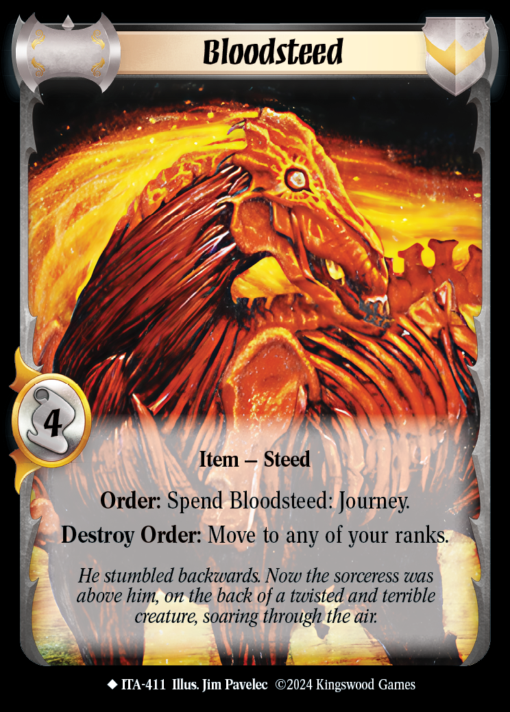 Bloodsteed (Extended Art) - ITA 411 - Warlord: Saga of the Storm - Into the Accordlands