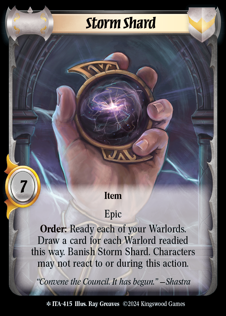 Storm Shard (Extended Art) - ITA 415 - Warlord: Saga of the Storm - Into the Accordlands