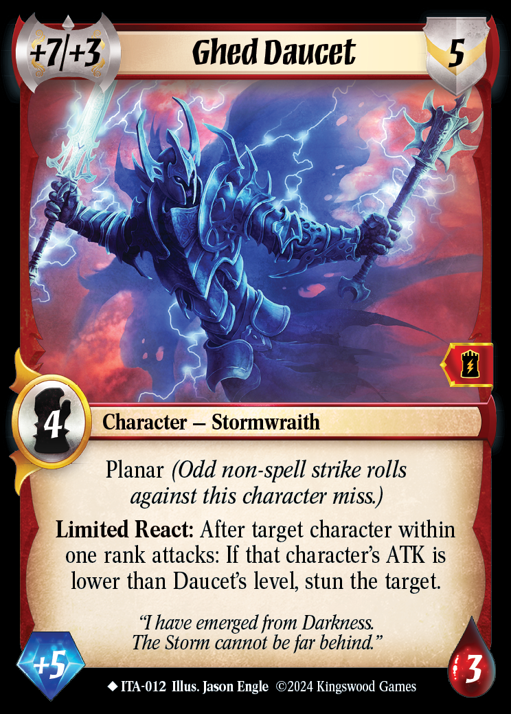Ghed Daucet - ITA 012 - Warlord: Saga of the Storm - Into the Accordlands