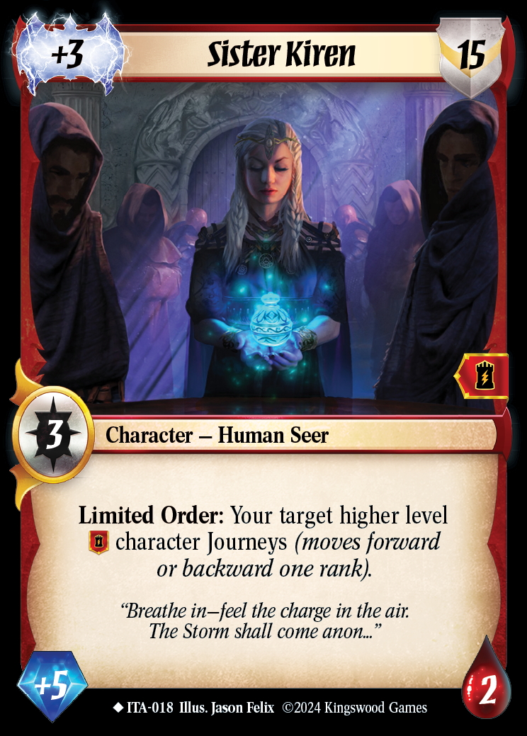 Sister Kiren - ITA 018 - Warlord: Saga of the Storm - Into the Accordlands