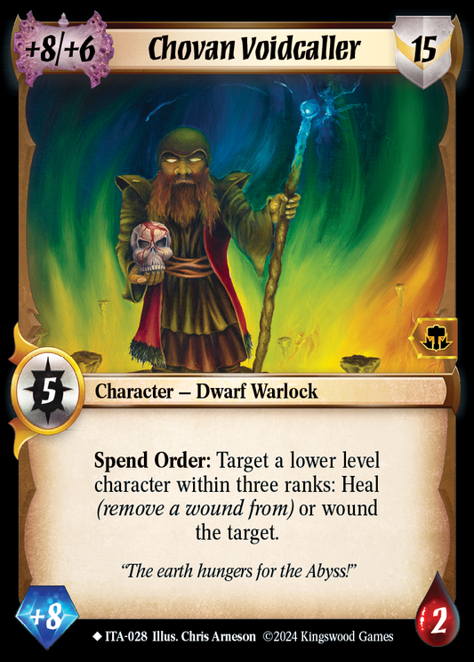 Chovan Voidcaller - ITA 028 - Warlord: Saga of the Storm - Into the Accordlands