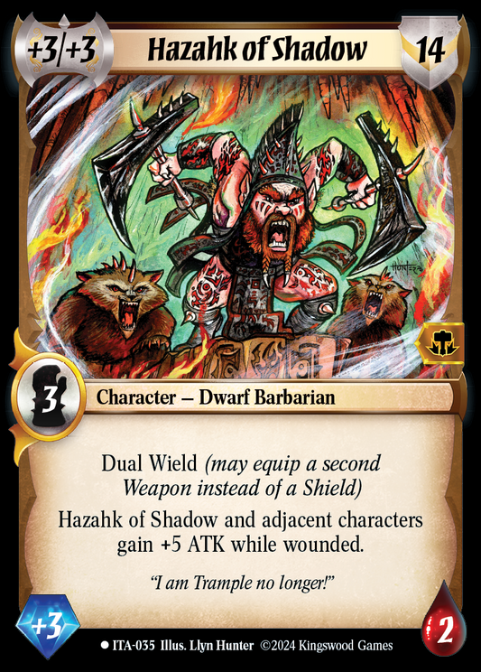 Hazahk of Shadow - ITA 035 - Warlord: Saga of the Storm - Into the Accordlands