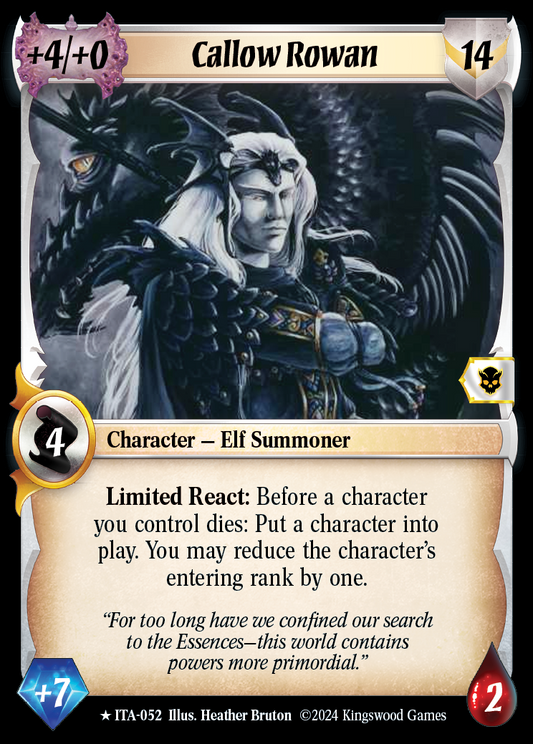 Callow Rowan - ITA 052 - Warlord: Saga of the Storm - Into the Accordlands