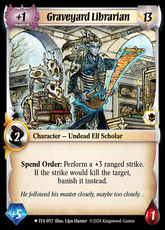 Graveyard Librarian - ITA 057 - Warlord: Saga of the Storm - Into the Accordlands