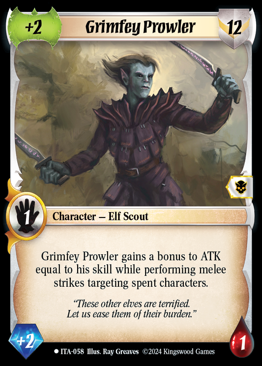 Grimfey Prowler - ITA 058 - Warlord: Saga of the Storm - Into the Accordlands