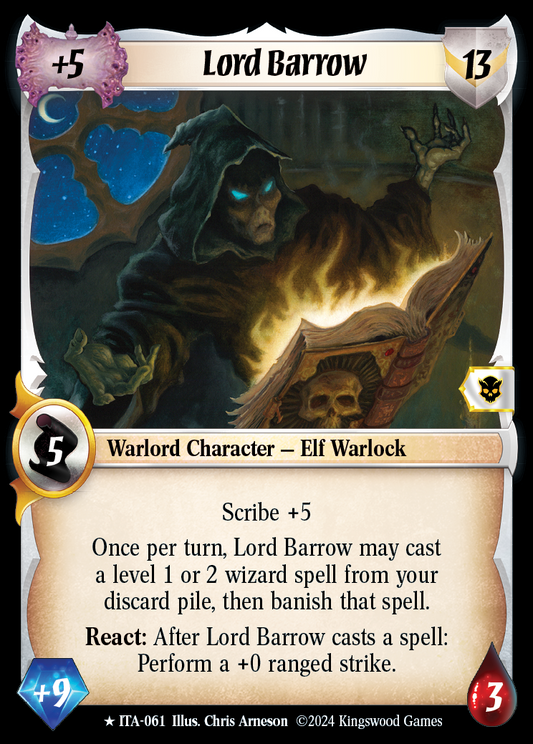 Lord Barrow - ITA 061 - Warlord: Saga of the Storm - Into the Accordlands