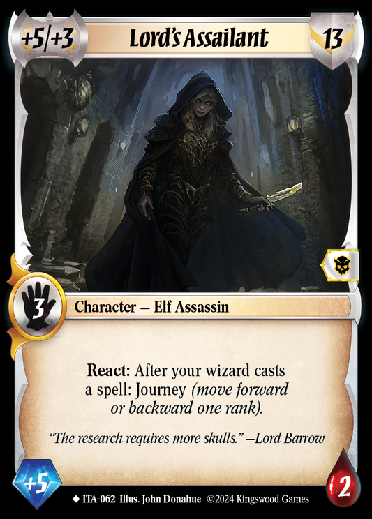 Lord's Assailant - ITA 062 - Warlord: Saga of the Storm - Into the Accordlands