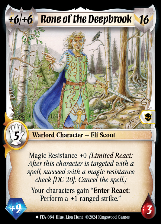 Rone of the Deepbrook - ITA 064 - Warlord: Saga of the Storm - Into the Accordlands
