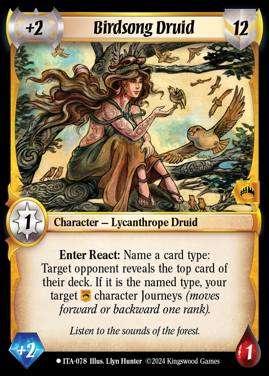 Birdsong Druid - ITA 078 - Warlord: Saga of the Storm - Into the Accordlands