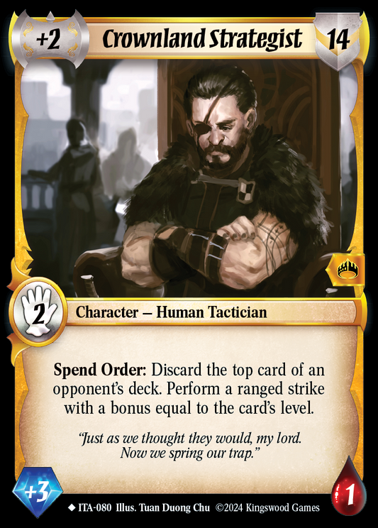 Crownland Strategist - ITA 080 - Warlord: Saga of the Storm - Into the Accordlands