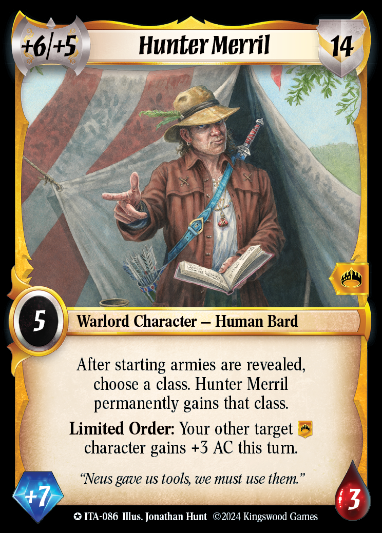 Hunter Merril - ITA 086 - Warlord: Saga of the Storm - Into the Accordlands