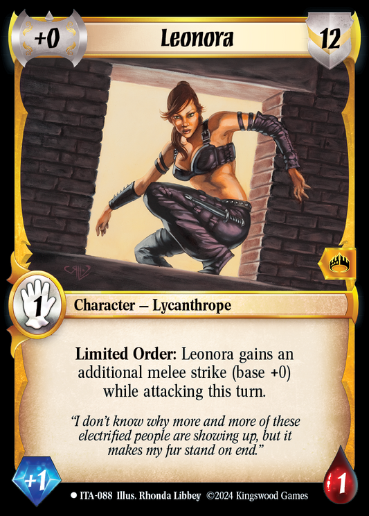 Leonora - ITA 088 - Warlord: Saga of the Storm - Into the Accordlands