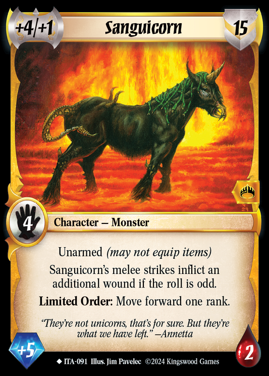 Sanguicorn - ITA 091 - Warlord: Saga of the Storm - Into the Accordlands