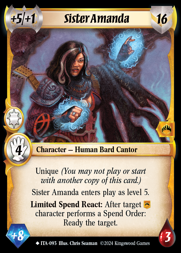 Sister Amanda - ITA 093 - Warlord: Saga of the Storm - Into the Accordlands