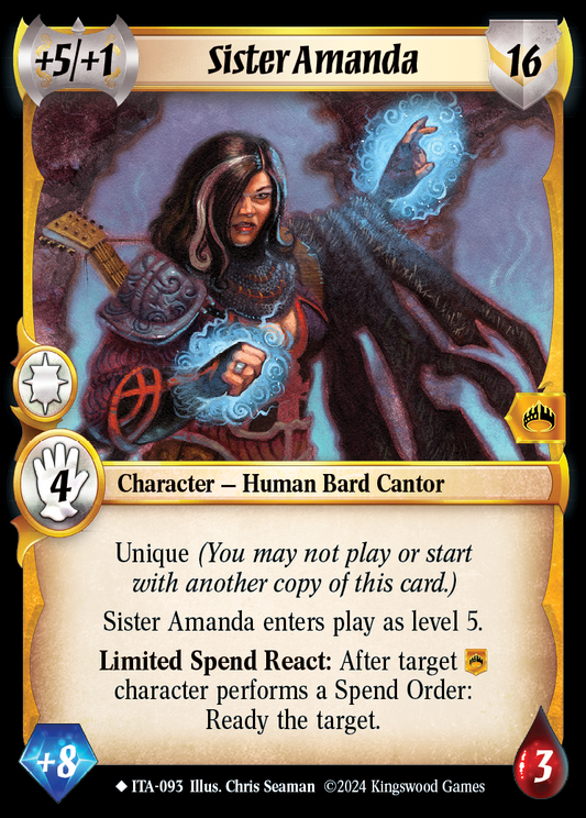 Sister Amanda - ITA 093 - Warlord: Saga of the Storm - Into the Accordlands