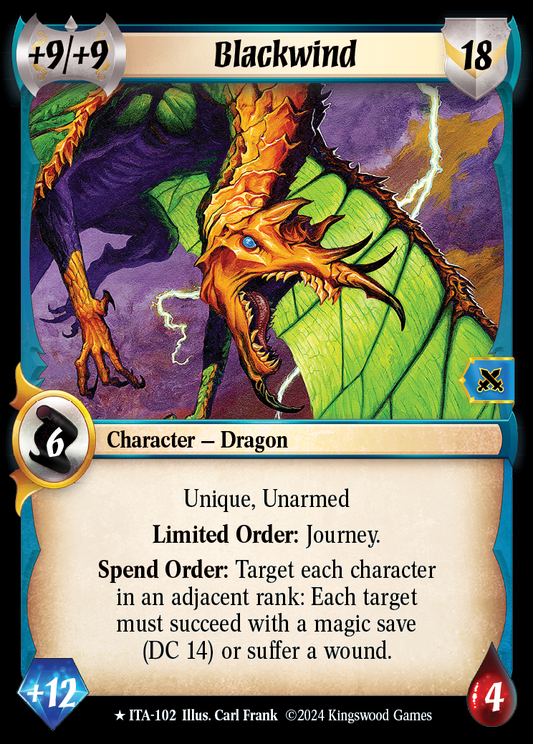 Blackwind - ITA 102 - Warlord: Saga of the Storm - Into the Accordlands