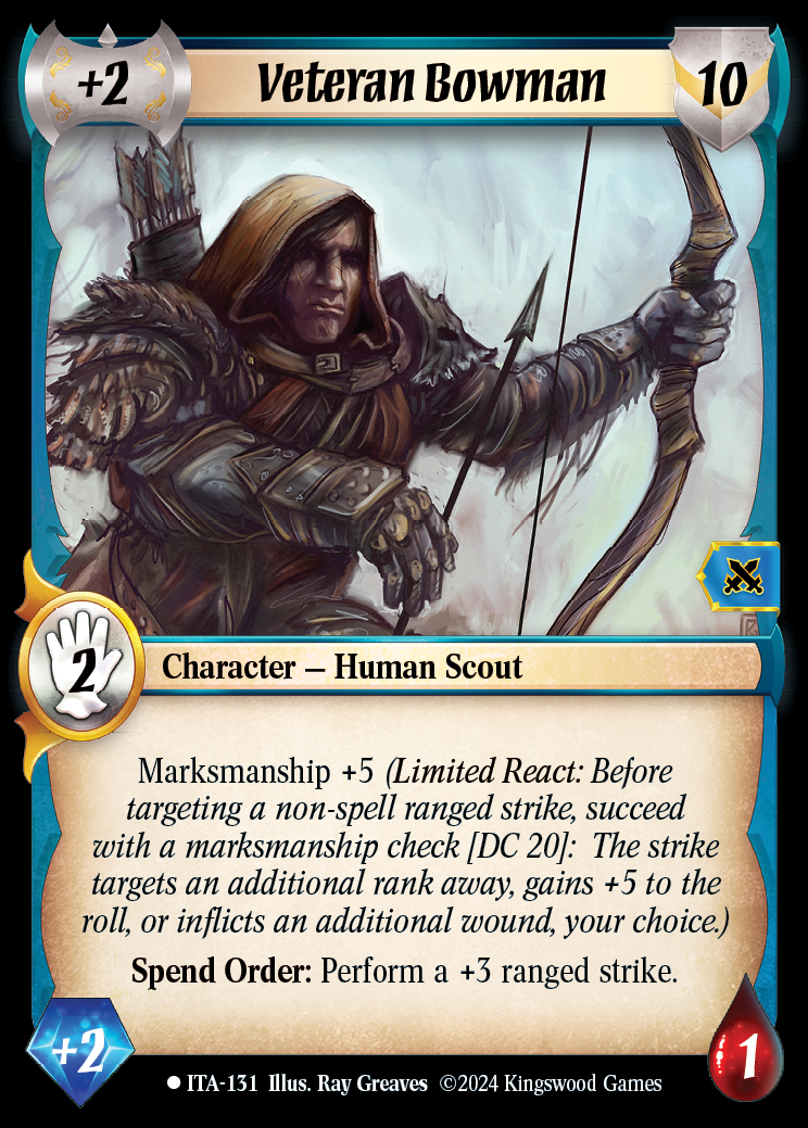 Veteran Bowman - ITA 131 - Warlord: Saga of the Storm - Into the Accordlands