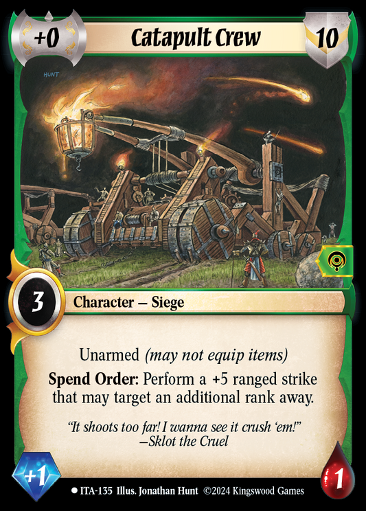 Catapult Crew - ITA 135 - Warlord: Saga of the Storm - Into the Accordlands