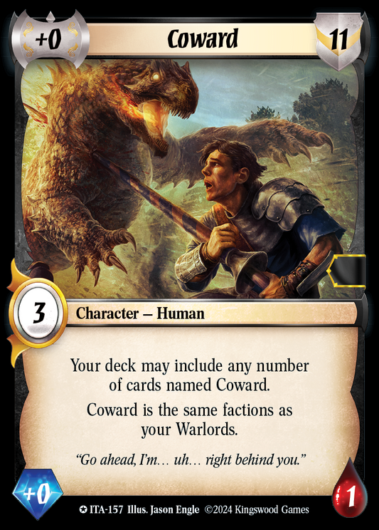 Coward - ITA 157 - Warlord: Saga of the Storm - Into the Accordlands